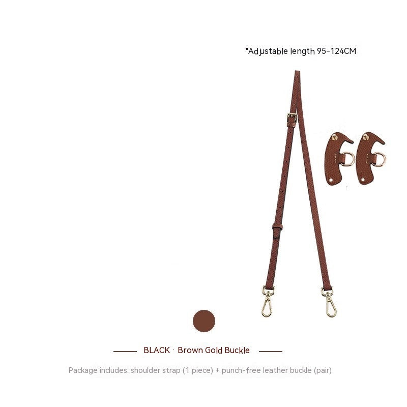 Small Modified Perforated Crossbody Strap