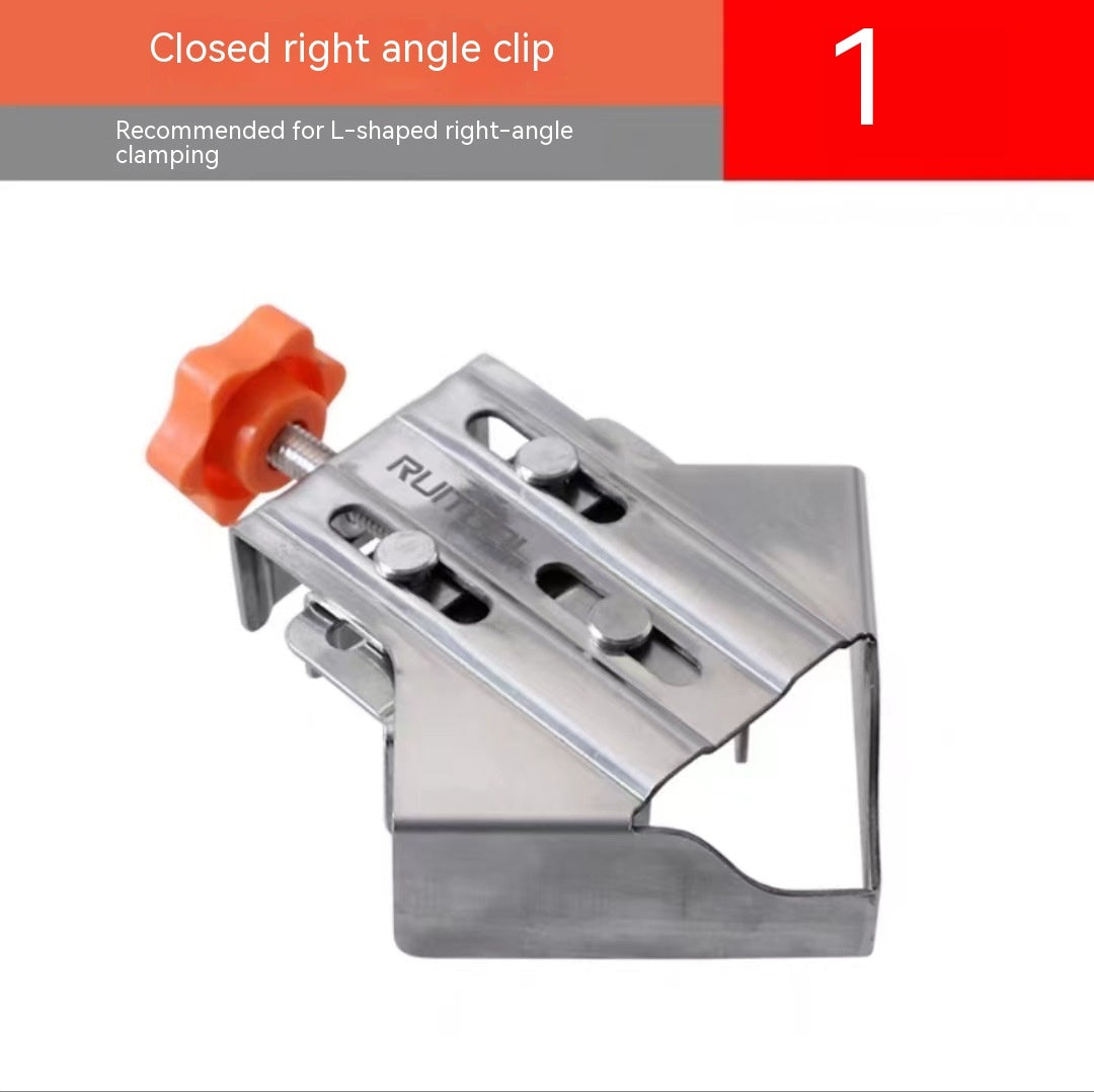 Stainless Steel Woodworking Right Angle Clip Photo Frame And Picture Frame Quick Fixing Clip