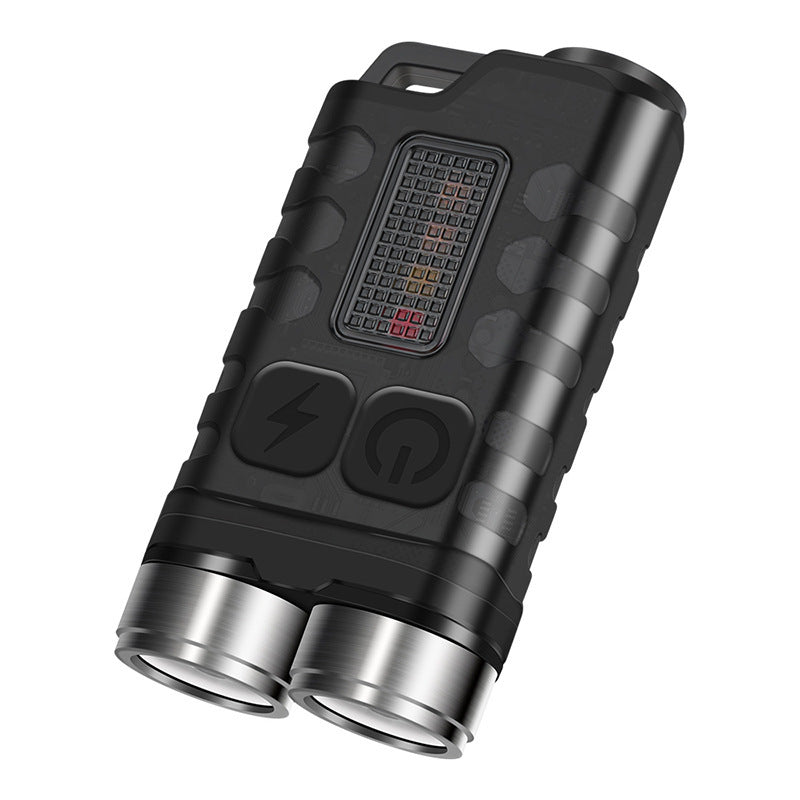 Portable Keychain Light Waterproof Magnetic Work Light Rechargeable Flashlight
