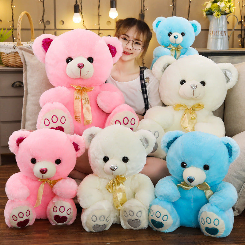 Cute Teddy Bear Doll Plush Toys Girly Heart