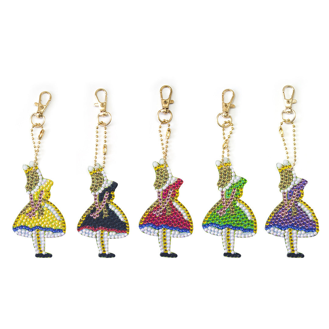 Diamond Painting Keychain Creative Children Cartoon Decorative Pendant