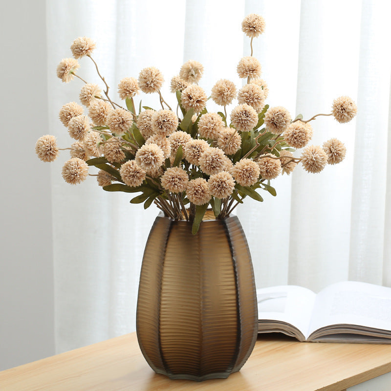 Simulated Flower Living Room Potted Flower Arrangement Ball Decoration