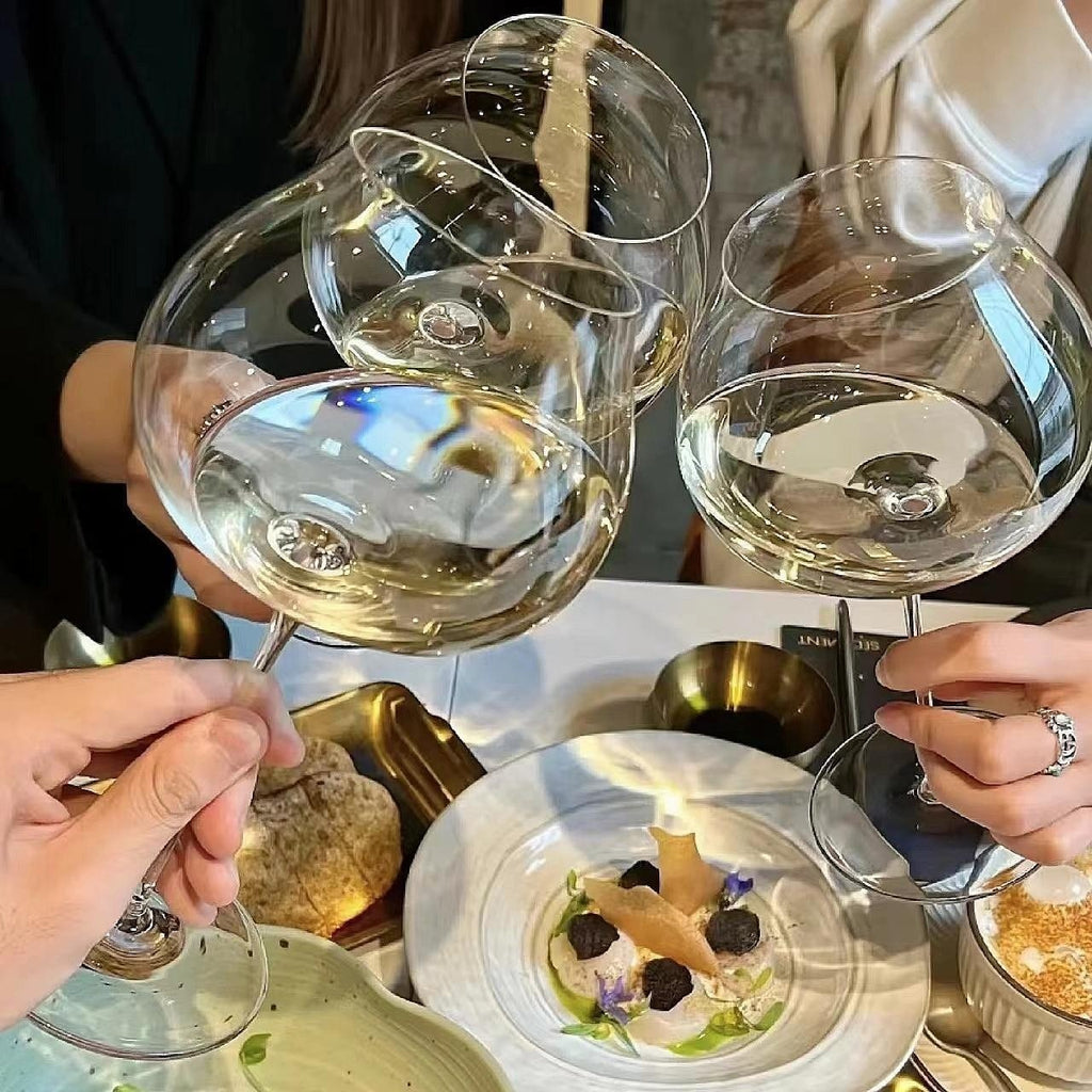 Yunya Bordeaux Wine Glass Ultra-thin Thin Rod Handmade Goblet