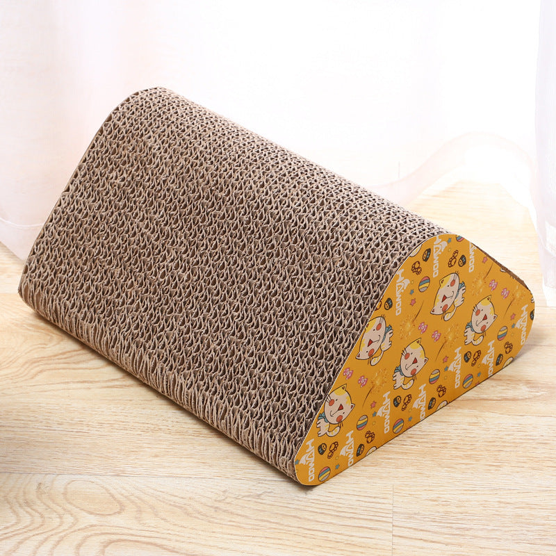 Triangle Corrugated Cat Scratching Board Toy