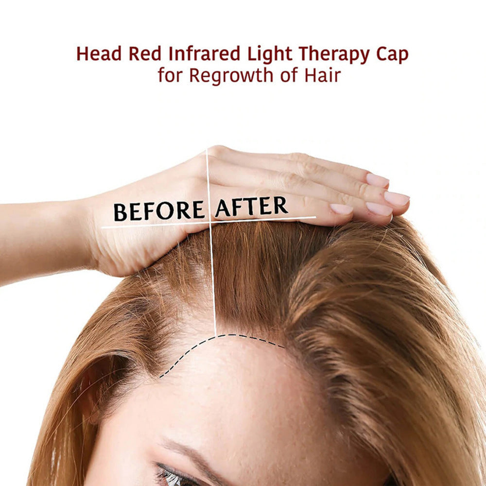 Red Light Oil Control Hair Cap Household