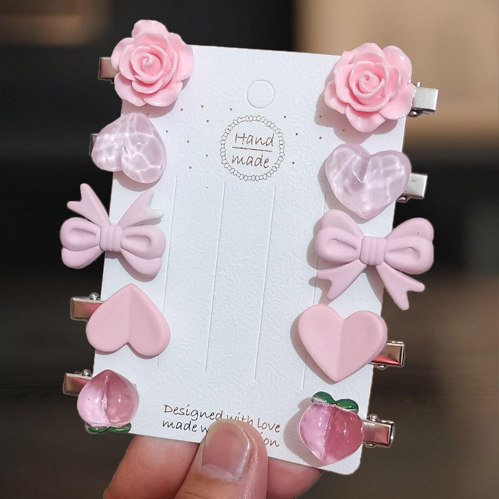 Rice, Poached Eggs, Melon Seeds, Corn Clip, Super Cute Simulation Food Mini Clip