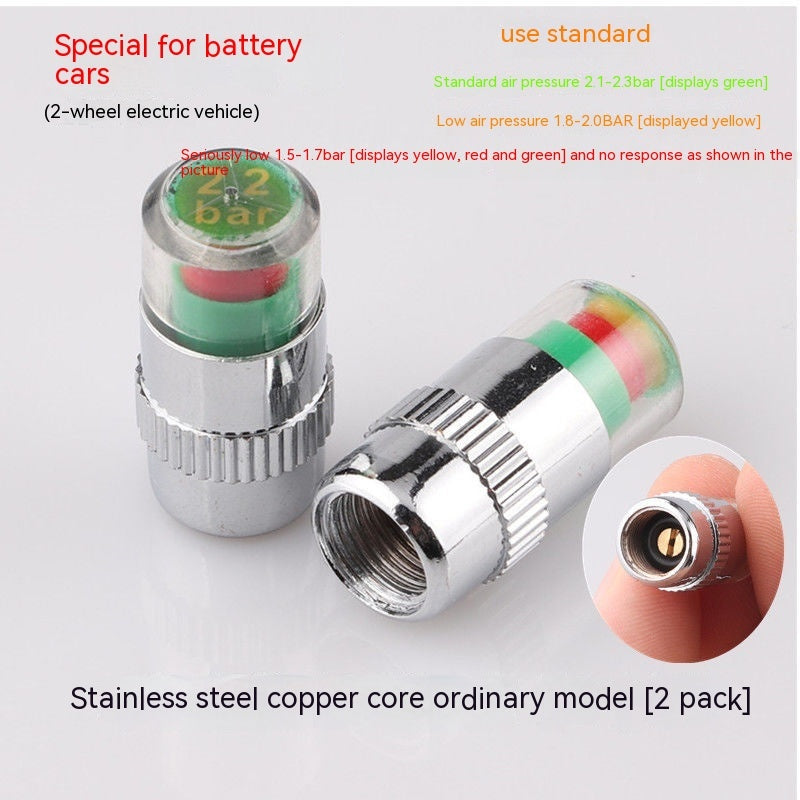 Car Wheel Tire Pressure Cover Detection Cap Monitoring Cap