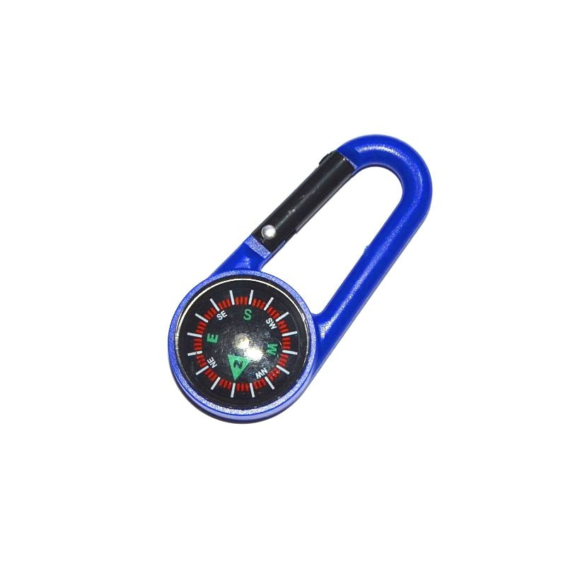 Outdoor Plastic Climbing Button Carabiner Compass