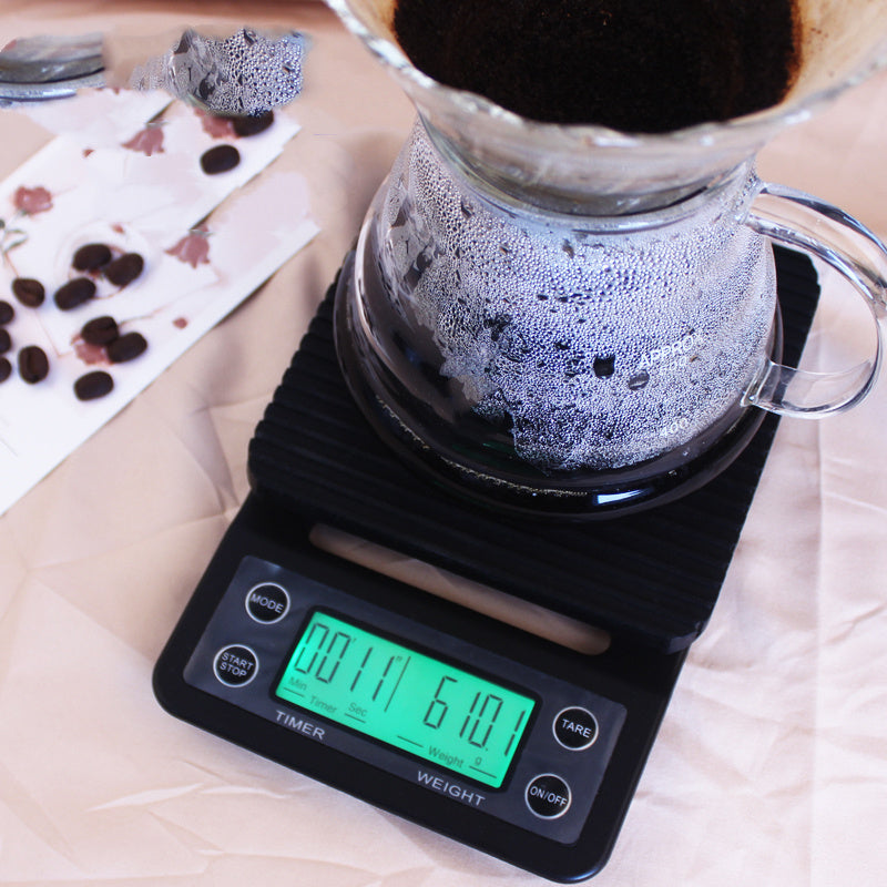 Backlit Coffee Weighing Scale with Timer