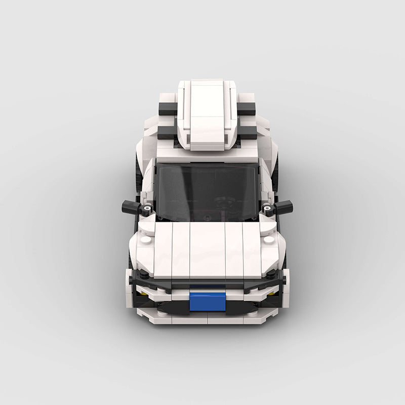 Small Particle Moc City Vehicle Race Model Puzzle