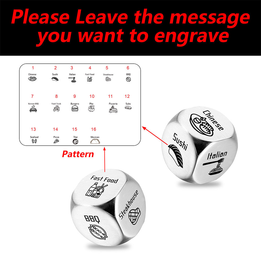 Food Decisions Dice Gifts Tangled Disease Gospel Food Decision Dice