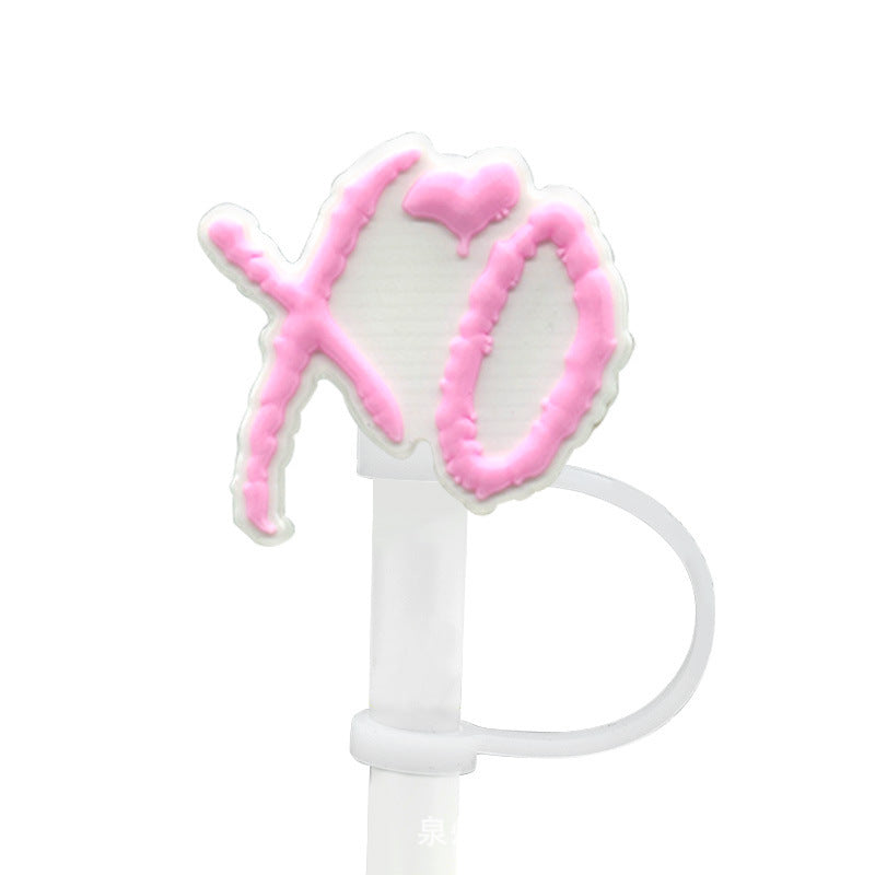 New Valentine's Day Series Straw Mouthpiece