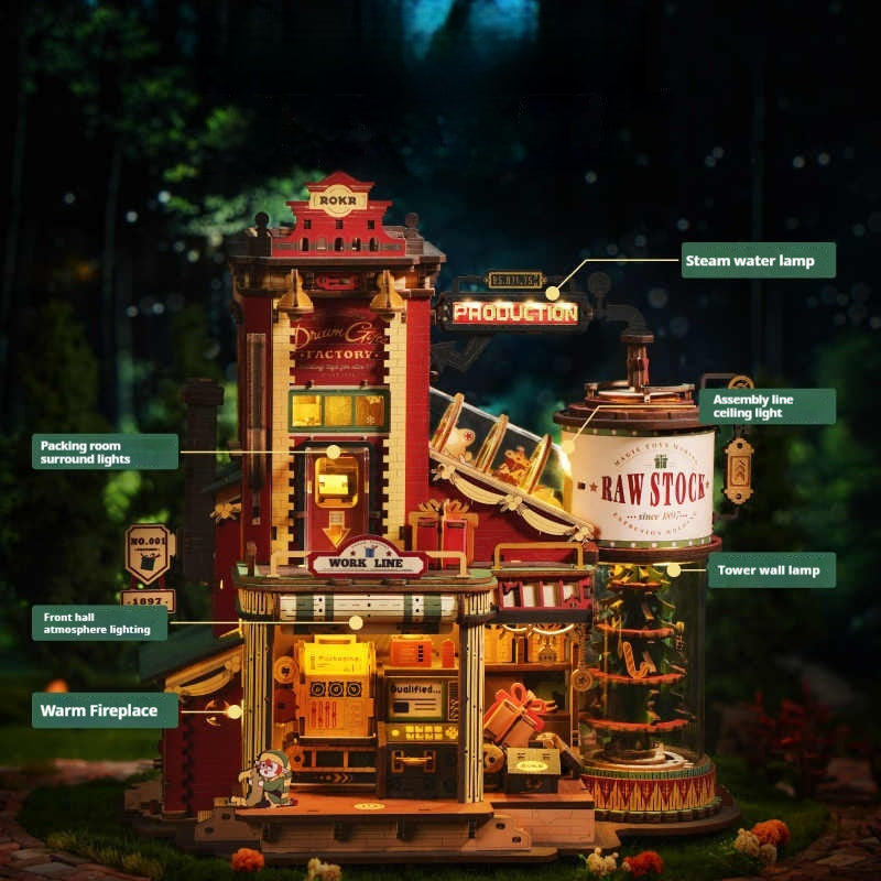 3D Puzzle Wooden Assembly Block Toy