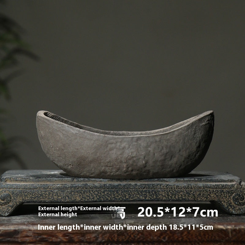 Purple Clay Flower Pot Southern Barbarian Alien Creativity