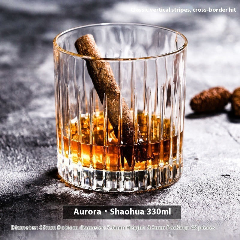 Whiskey Shot  Crystal Beer Glass Whiskey Glass Thickened Wine Glass Gift Set Wholesale