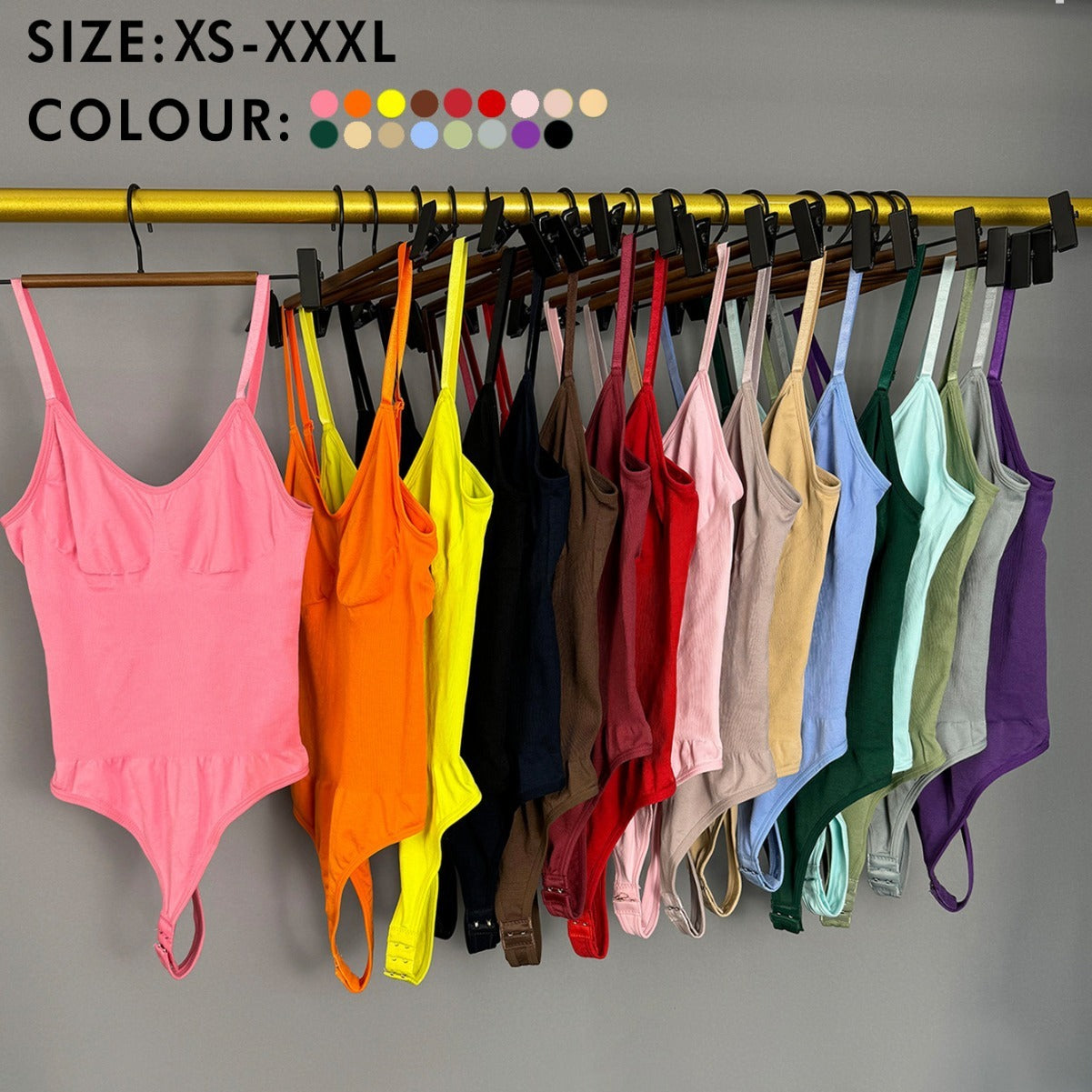 Plus Size Bodybuilding Belly Contraction Shapewear One-piece Seamless T-back