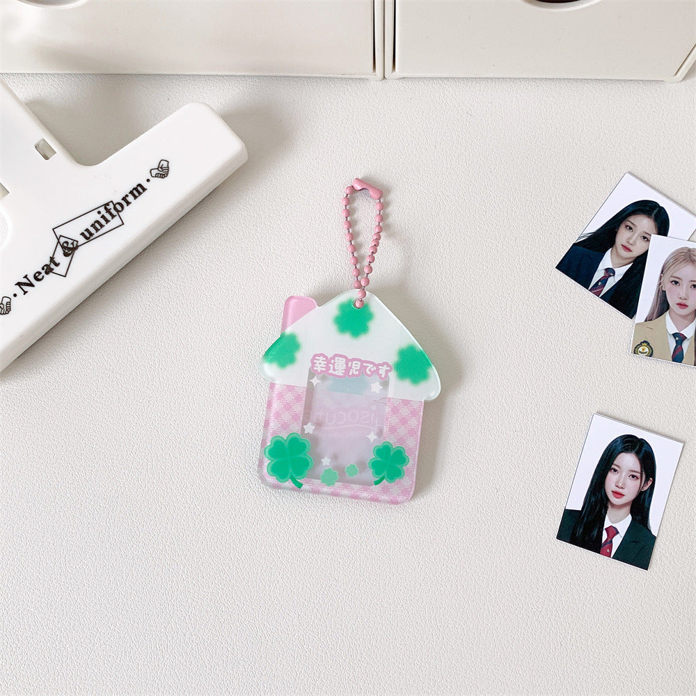 Acrylic Four-leaf Clover Card Holder