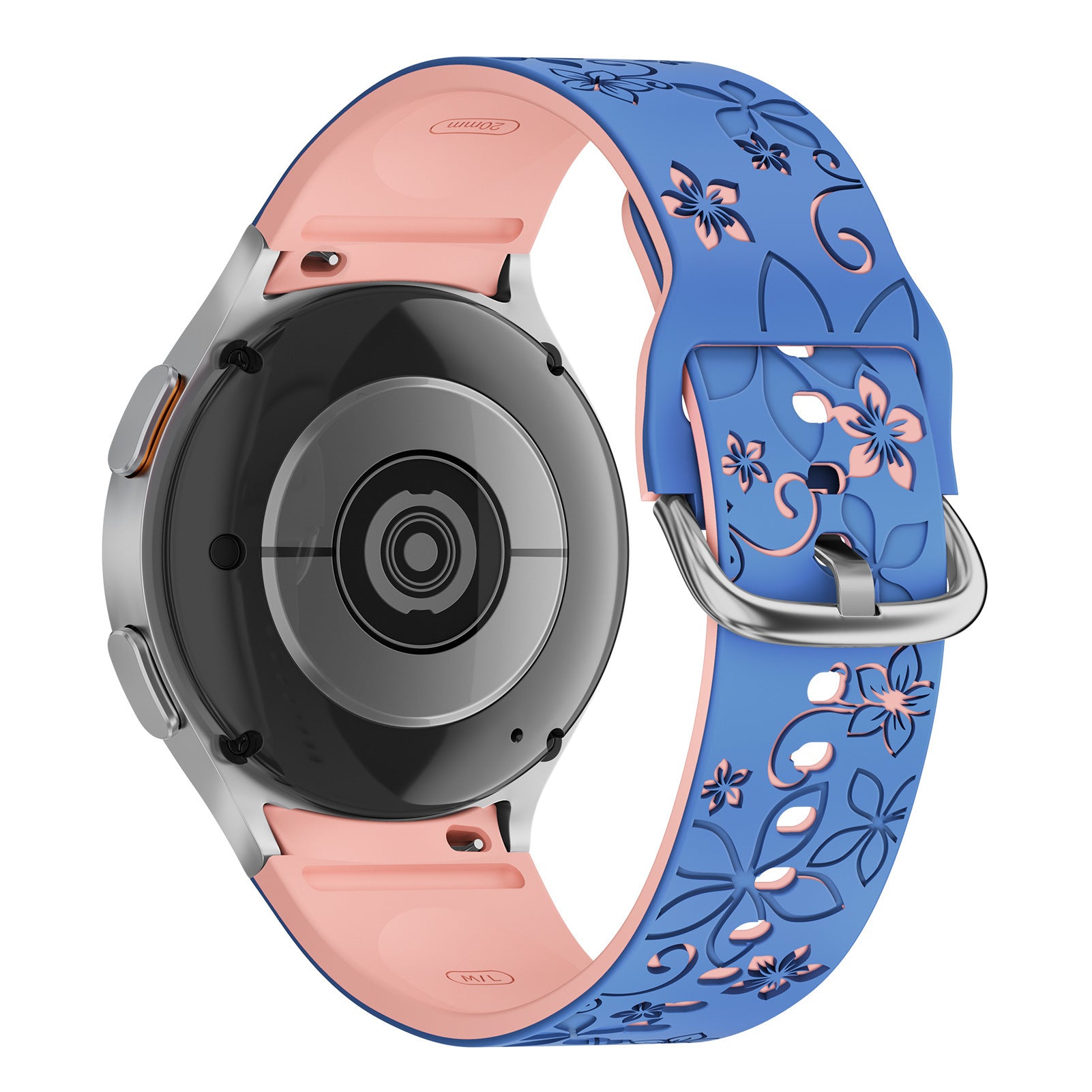Fashion Personality Two-tone Silicon Print Strap