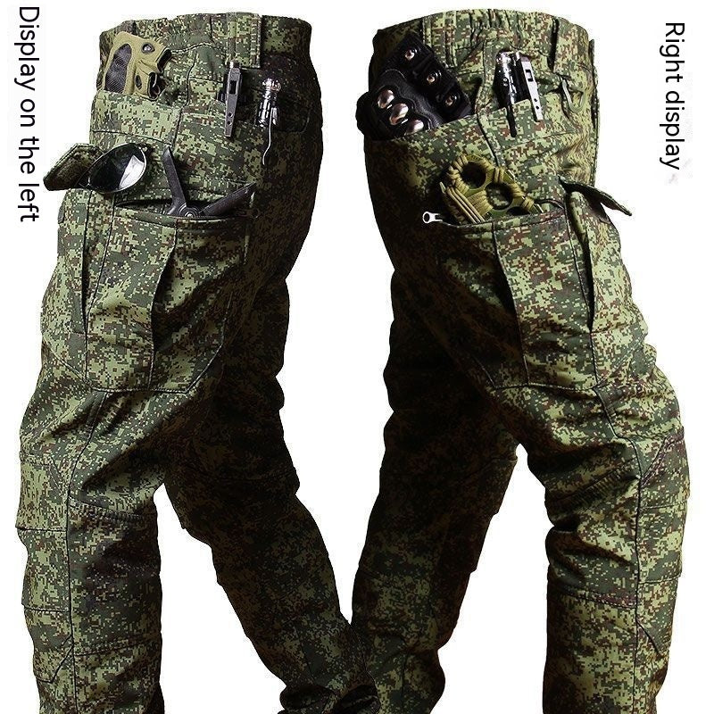 Winter Men's Camouflage Workwear And Assault Suit Set