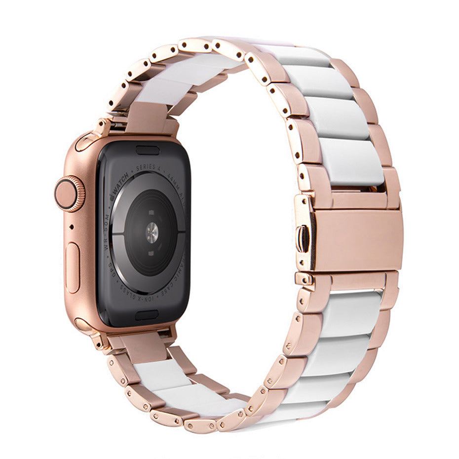 Resin Strap Stainless Steel Three Bead Replacement