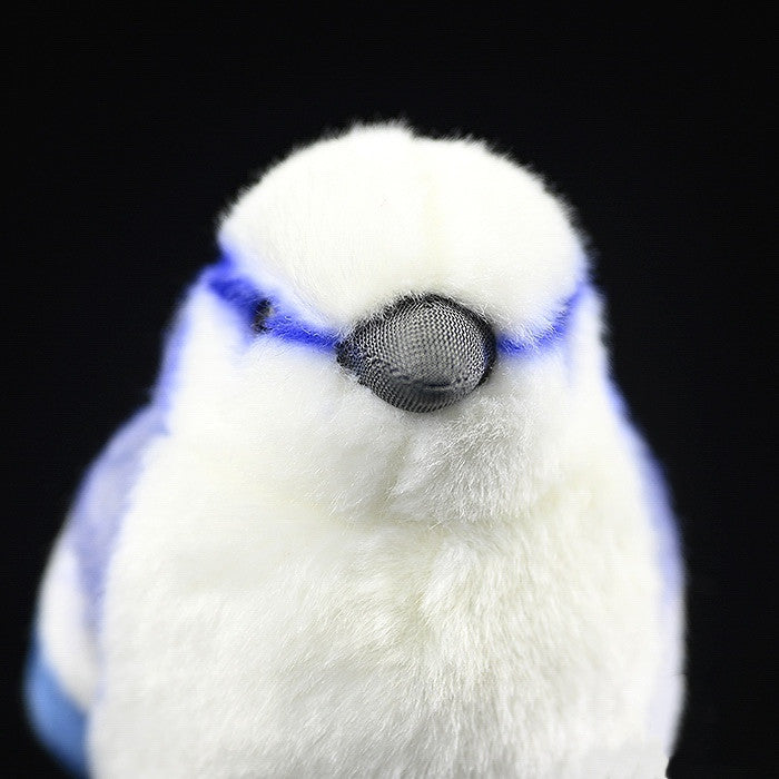 Gray Blue Tit Fat Chirp Plush Toy