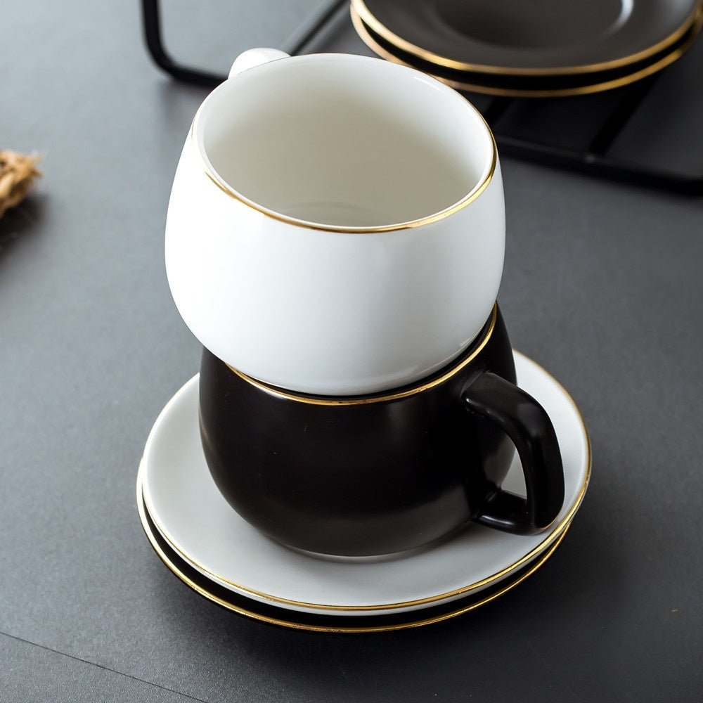 Home Stylish Matte Ceramic Coffee Cup Set
