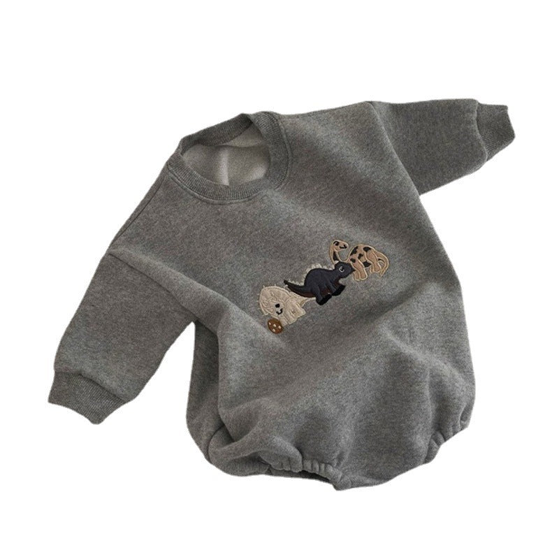 Ins Infant Toddler Korean Style Winter Clothes Jumpsuit