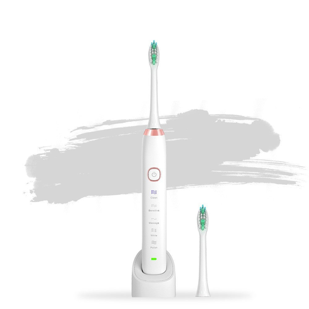 Electric Toothbrush Magnetic Levitation Sound Wave Button Waterproof