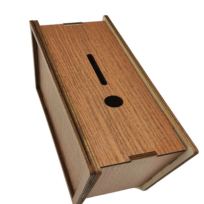 Home Counter Deposit Box Children's Gift Wood Crafts