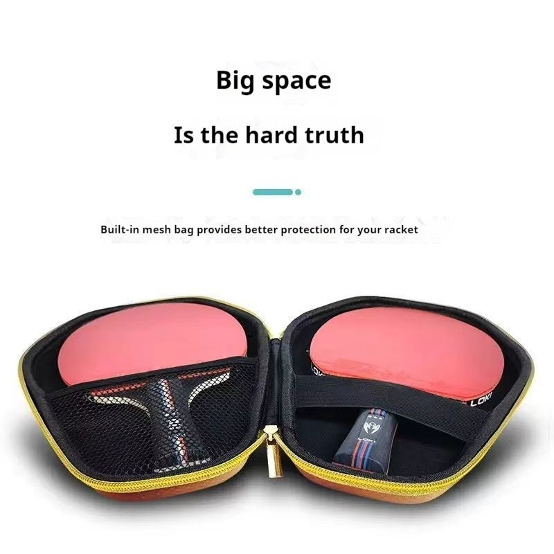 Table Tennis Paddle Case Professional Hard Shell Protection Sports Bag