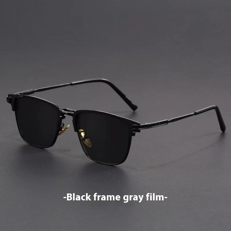 Retro Artistic UV Protection Small Square Box Sunglasses