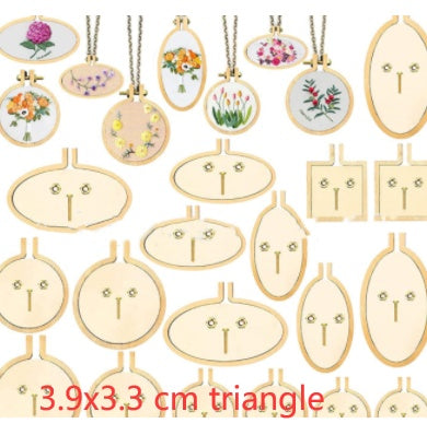 Wooden Mini Embroidered Stretch Jewelry