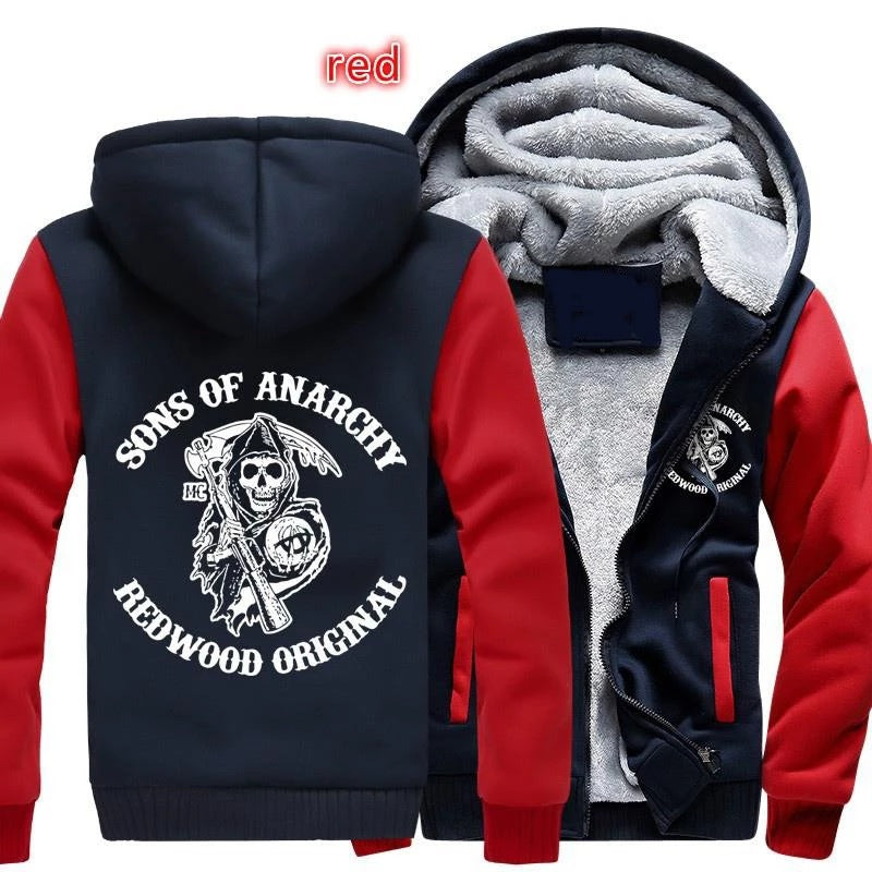 Fleece Padded Hooded Sweater Autumn And Winter Cardigan Jacket