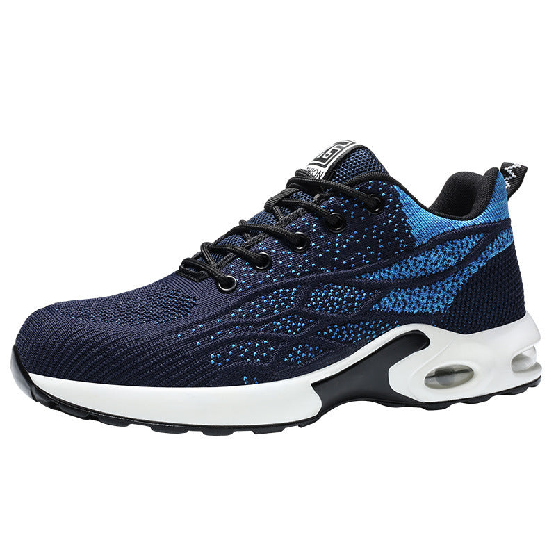 Men's And Women's Impact Resistant And Puncture Resistant Safety Shoes Cushioning Work Shoes