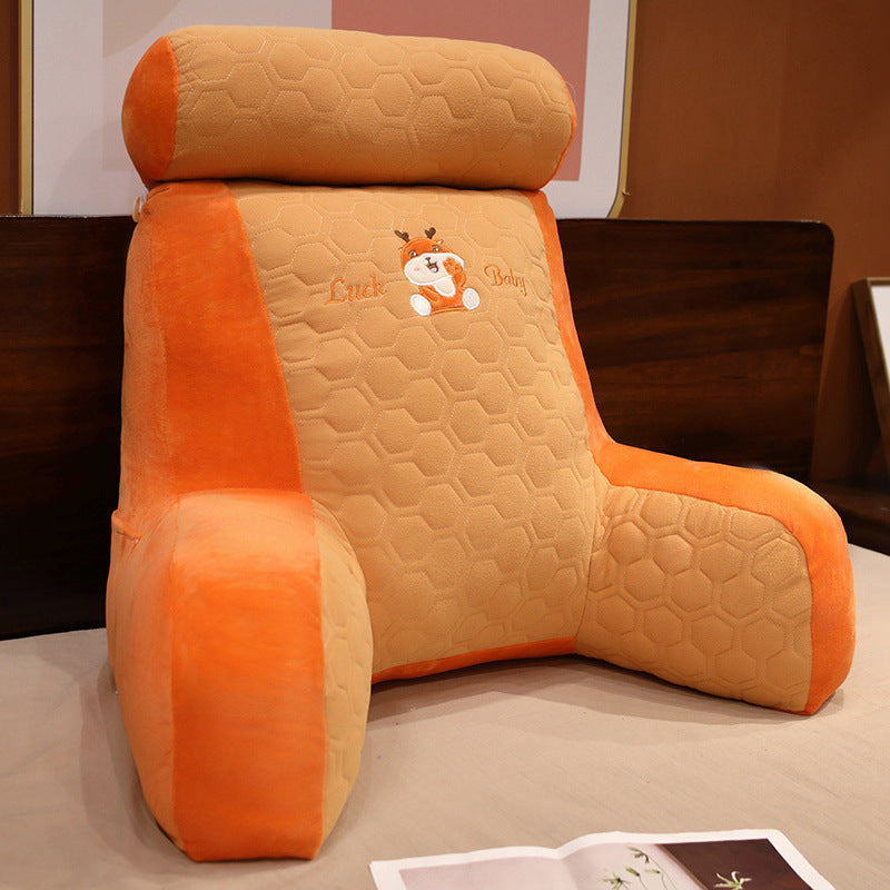 Winter Latex Heightened Pillow Bedside Soft Upholstery Cushion