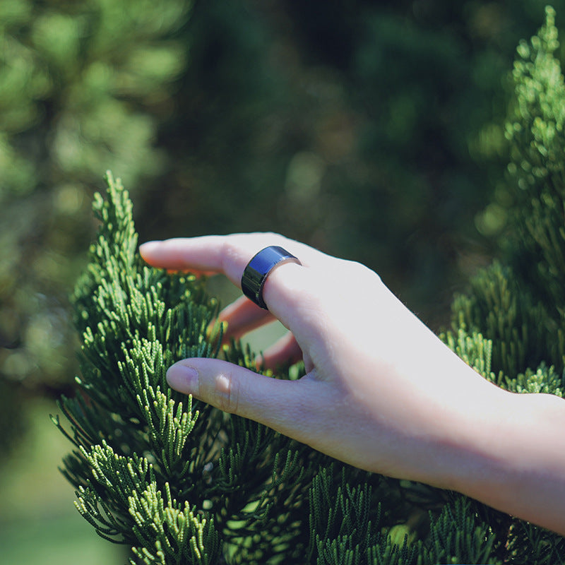 Heart Rate Blood Oxygen Sleep Monitoring Waterproof Bluetooth Ring