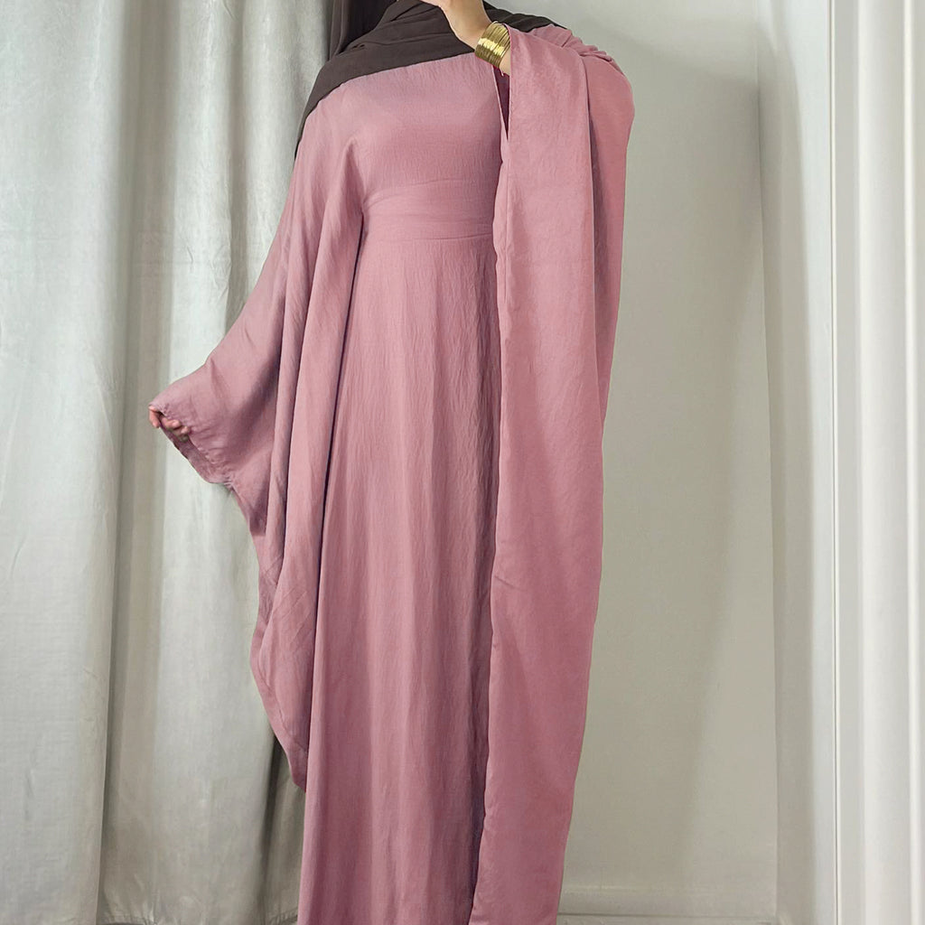 Dubai Spring And Summer Party Party Waist-tight Batwing Sleeve Dress
