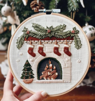 Cross-border New Embroidery Christmas Embroidery KIT Christmas KIT Embroidery Handicraft DIY Material