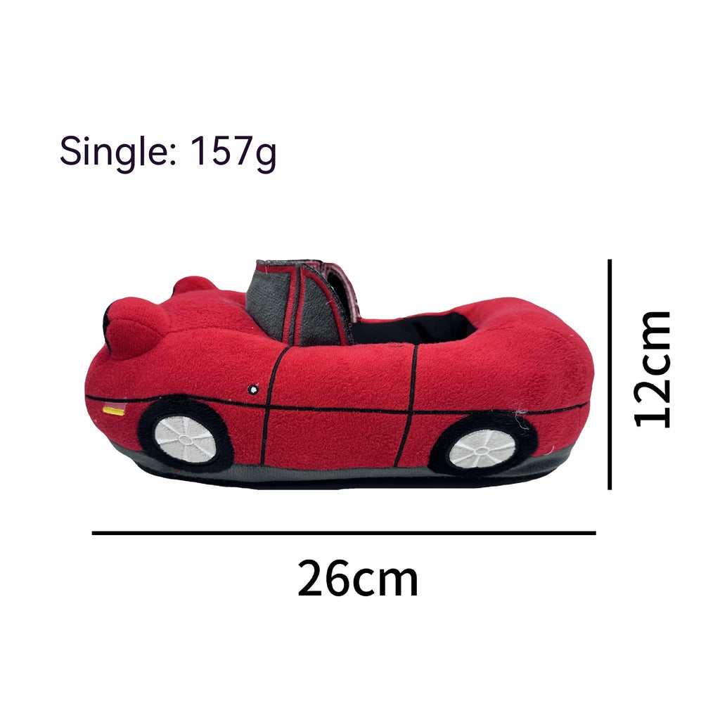 Sports Car Plush Slippers Home