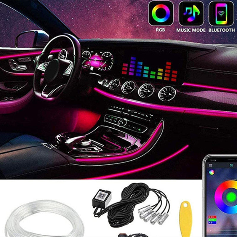 Threading-free Car Atmosphere Light APP Control