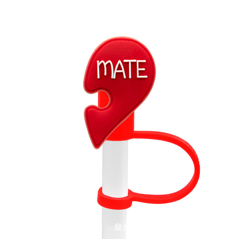 New Valentine's Day Series Straw Mouthpiece