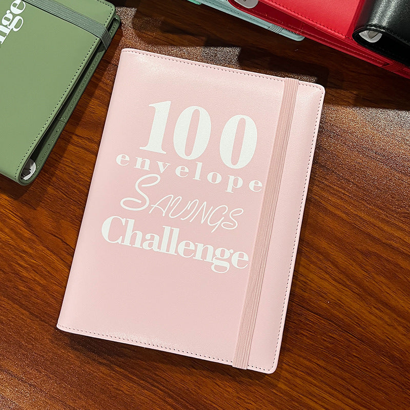 100 Days Challenge Hand Account Deposit And Savings Notebook