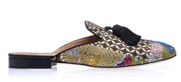 Back Empty Embroidered Color Flat Casual Fashion Men's Shoes