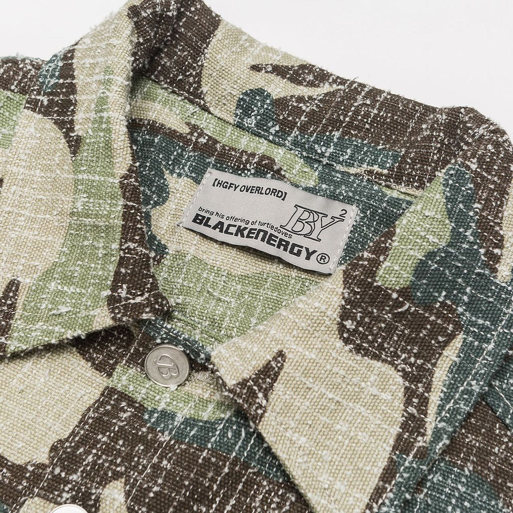 Real Shot American Street Retro Camouflage Cargo Jacket Coat