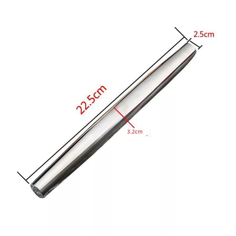 Mildew-proof Thickened 304 Stainless Steel Rolling Pin Household Dumpling Wrapper Rolling Pin Kitchen Utensils