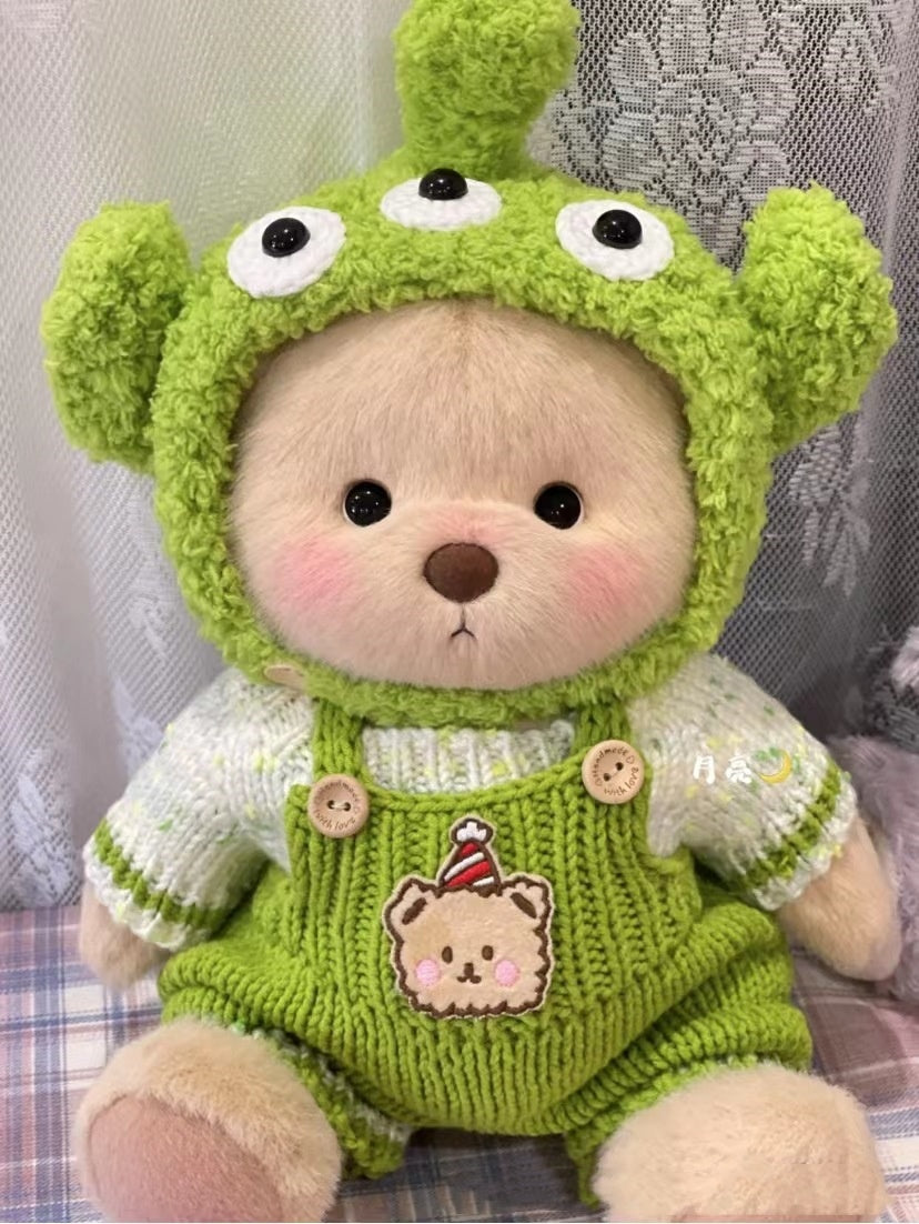 20CM Cotton Doll Costume Bear Clothes
