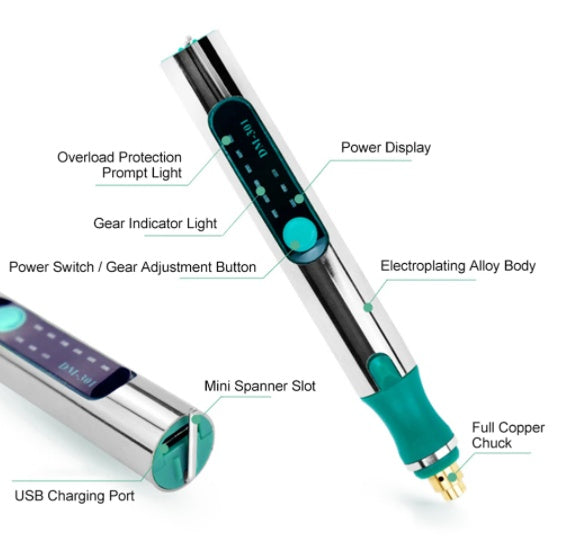 Electric Engraving Pen Charging Speed Regulating Electric Grinder
