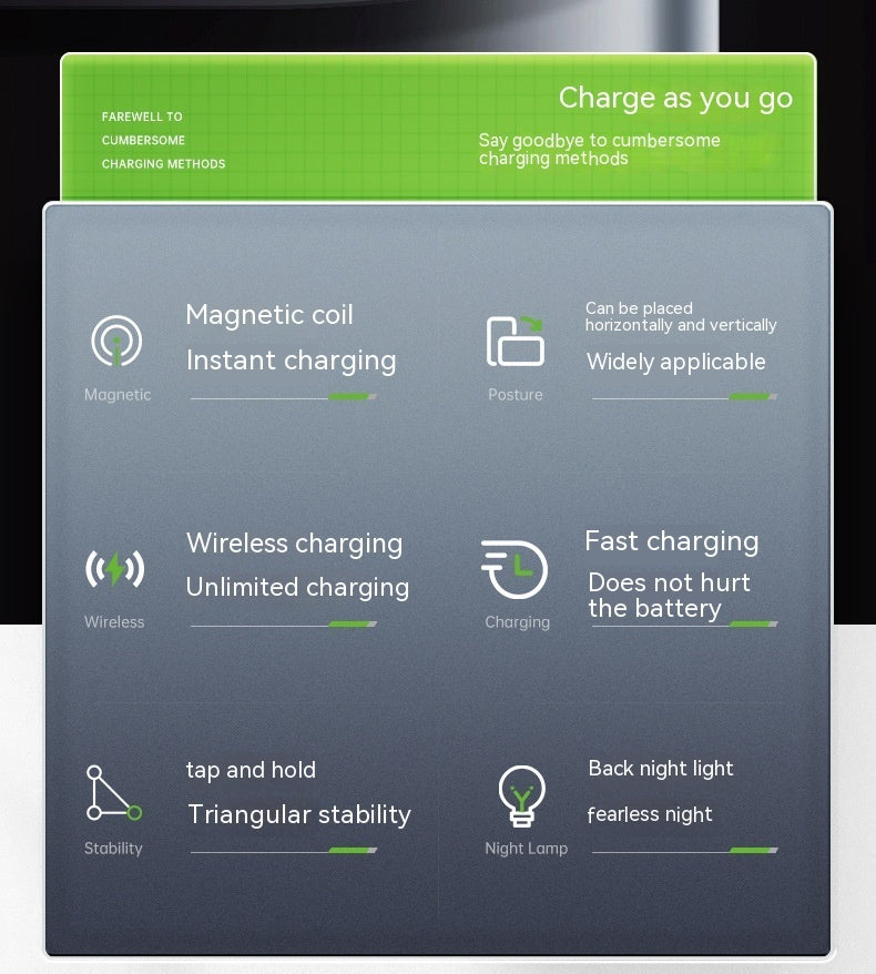 Five-in-one Small Night Lamp Wireless Charger