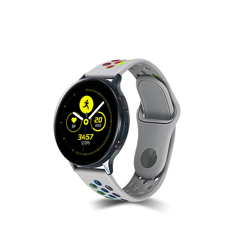 Silicone Wristband Two-tone Watch Band