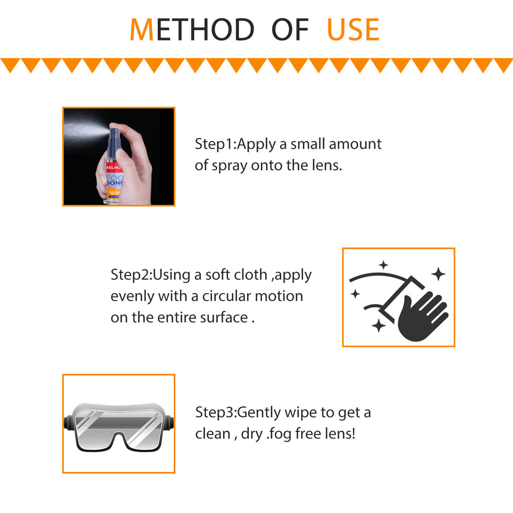 Automobile Lens Glasses Anti-fog Spray
